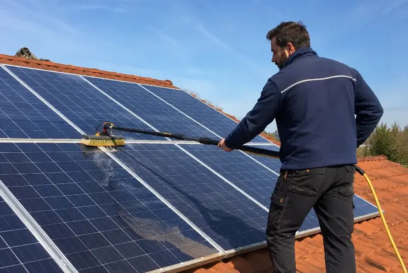 Nettoyage et entretien de panneaux solaires à Parleboscq